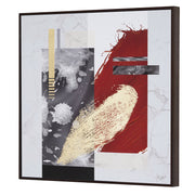 Furn & Deco Golden Embossed Wall Painting For Home Decoration